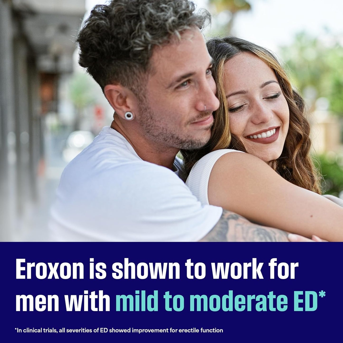 Eroxon Erectile Dysfunction Treatment Gel, New Clinically Proven Topical Gel, Helps Get an Erection Within 10 Minutes, 8 Single Use Tubes